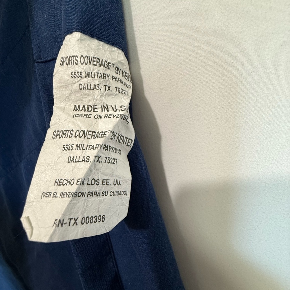 Vintage 1990's Dallas Cowboys Curtains And Valance By Kentex - Picture 9 of 9